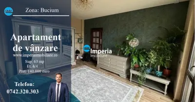 Apartament 2 cam, decomandat, de vanzare in zona Bucium -- - Iasi