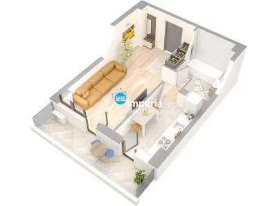 Apartamente 1 camere, 44Mp model clasic, Central - Pret Promo! - foto 11