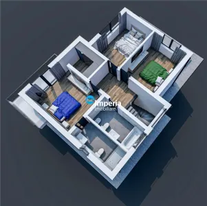 Vila premium P+E 4 cam, asfalt, canalizare,Notariat Miroslava - foto 8