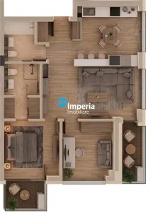 Ap 3 cam,doua bai,complex rezidential,zona Tatarasi 2 Baieti - foto 6