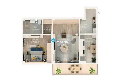 Apartament Nou 2 camere Cartier Iriss - foto 2