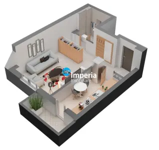 Apartament 1 cam de vanzare,45 mp,Dacia - foto 6