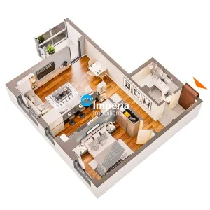 Apartamente Noi, 2 camere, COMAT TOWERS zona Dacia -Pacurari - foto 9