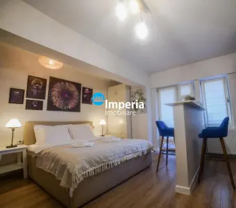 Inchiriez apartament 1 camere, open space, Complex Roua Residence - Moara de Vant - Iasi