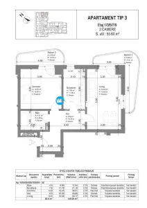 Apartament 2 cam, decomandat, 69.90 mp, de vanzare,bloc nou in zona Galata, (Arcadia) - foto 7