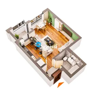 Apartament 1 camera, Proiect Nou zona Dacia - Pacurari - foto 11