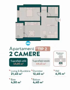 Un alt stil de viata, ap 2 camere Bld. Rosetti - foto 4