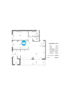 Apartament 3 camere,intabulat,bloc nou Copou Gradina Botanica - foto 9