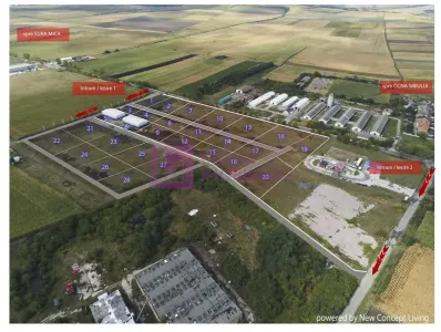 Teren intravilan | PUZ aprobat | utilitati | constructie hale industriale - foto 9