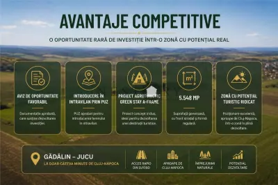 Teren 5.548 mp cu Aviz Favorabil pentru Introducere in Intravilan | Gădălin - Jucu - foto 4