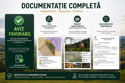 Teren 5.548 mp cu Aviz Favorabil pentru Introducere in Intravilan | Gădălin - Jucu - foto 7
