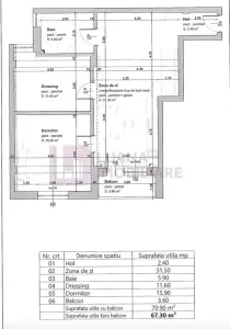 Apartament 3 camere de vanzare | Selimbar | 67.3 mp | - foto 9