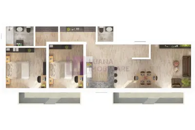 Apartament 3 camere, 2 bai | Doamna Stanca | NOU | incalzire pardoseala - foto 16