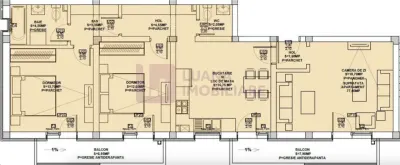 Apartament 3 camere, 2 bai | Doamna Stanca | NOU | incalzire pardoseala - foto 17