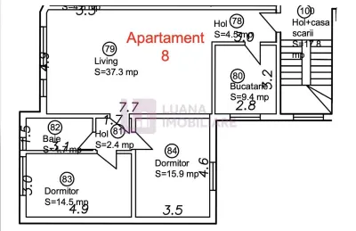 Apartament 4 camere | Arhitectilor | etaj 2 | NOU | finisat la cheie - foto 8