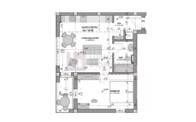 Garsoniera PREMIUM | etaj 1 | incalzire pardoseala | finisata  la cheie (Gal) - foto 6