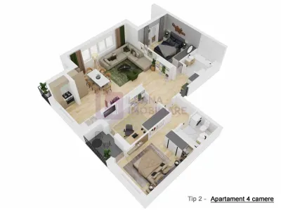 Apartament 4 camere | NOU | Doamna Stanca | lift - foto 7