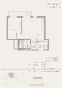 Apartament 2 camere | balcon | Turnisor | lift | INTABULAT | boxa C1 - foto 8