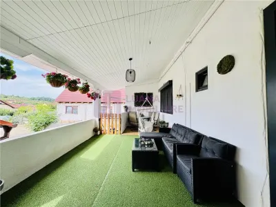 Casa pe un singur nivel Sura Mare | teren 701 mp | 2 constructii | video - foto 8