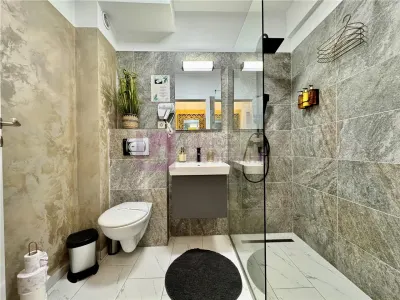 Doua apartamente de vanzare | boxa | investitie | mobilat si utilat MODERN | video - foto 9