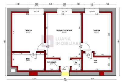 Apartament cu 3 camere de vanzare | Centru | renovat integral | pivnita - foto 8