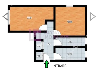 Apartament cu 2 camere de vanzare | Terezian | decomandat | etaj 3 - foto 8