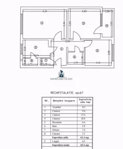 Apartament 3 camere Decomandat Bld. Brancoveanu - Bucuresti