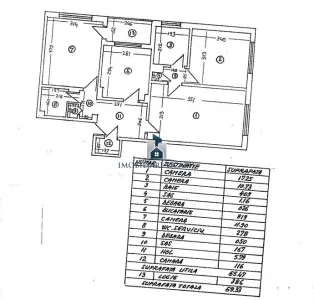 Apartament 3 Camere Semidecomandat Piata Sudului-Anton Bacalbasa - foto 9