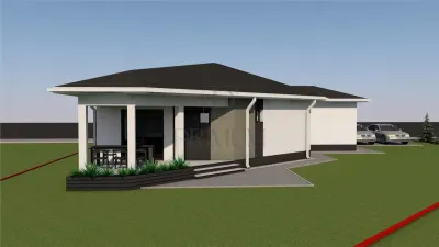 Casă Individuală Moșnița - Teren 640 mp - 112 mp Utili -Posibilitate alegere finisaje - foto 2