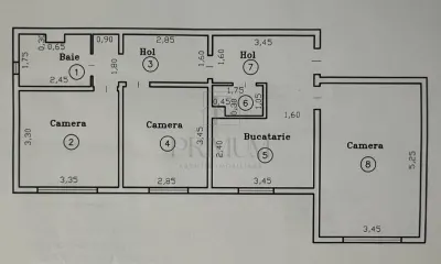 GIROCULUI - PARTER - 3 CAMERE - 2 BAI - CENTRALA PROPRIE - CLIMA - BOXA - foto 10