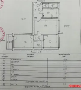Zona Ura - Apartament cu 3 camere - foto 9