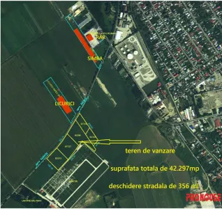Teren intravilan 43.000 mp - deschidere 356 ml - Exclusiv PROHOUSE - Bacau