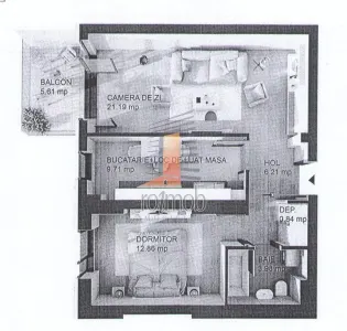 Apartament 2 camere, Delta Vacaresti, complex nou, zona cu verdeata - foto 9