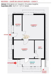 Casa de locuit duplex (Gheorgheni, str. Carpati) - foto 22