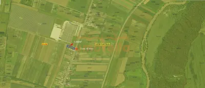 Teren de vanzare in Fundatura, front la DN 1C, 1400m²/25€ m²  ! - Fundatura