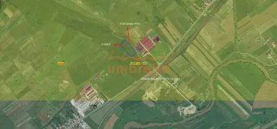 Teren de vanzare in Iclod  8.659m²/10€ m²  DN1 - Iclod