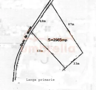 Teren de vanzare in Belis 2.985m²/23€ m² - foto 4