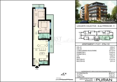 Apartament cu 3 camere in ansamblu de lux  Pipera - foto 2