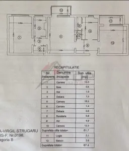 Apartament 3 camere semidecomandat, Podu Ros - Salubris - foto 5