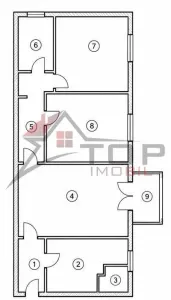 Dacia - Zimbru , 3 camere mobilat si utilat, renovat complet, balcon inchis - foto 5
