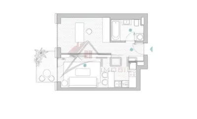 Apartament 2 camere, Podu Ros - Silk District - foto 3