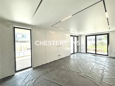 Casa de lux moderna cu 12 camere si piscina - Design minimalist inspirat din Miami | 1167 mp utili pe teren de 4000 mp - foto 12