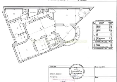 Apartament duplex lux clasic, 8 camere, inchiriere lunga durata in Bucuresti, Lahovary - Bucuresti