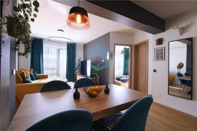 Apartament spectaculos pe doua niveluri, situat în ansamblul premium Wings - foto 19