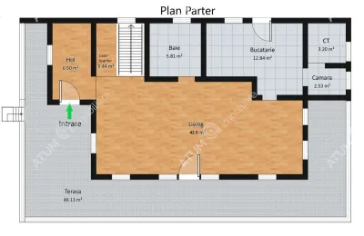 Casa individuala de vanzare 4 camere 2 bai si terasa pe teren 1170 mp in Cisnadioara - foto 7