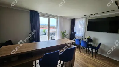 Penthouse cu 2 camere terasa 2 locuri de parcare de inchiriat in zona Turnisor din Sibiu - foto 3