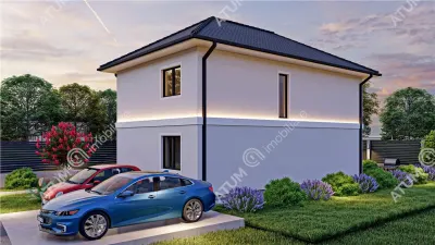 Casa individuala finisata la cheie de vanzare in Cristian 4 camere si 116 mp utili - foto 6