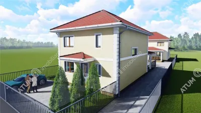 Casa individuala 4 camere si 323 mp teren de vanzare in Selimbar - foto 4