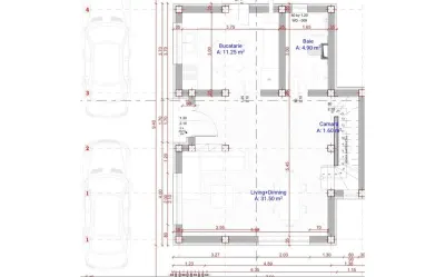 De vanzare casa cu 4 camere decomandate 2 bai si teren de 200 mp in Selimbar zona Triajului - foto 8