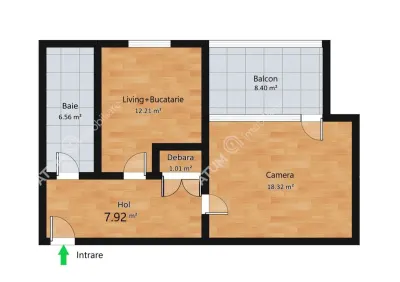 De vanzare apartament cu 2 camere si loc de parcare privat etaj 1 zona Calea Dumbravii - foto 7